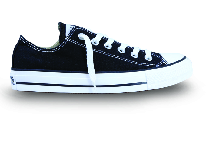 Tenis Choclo De Lona Negros Converse image number null