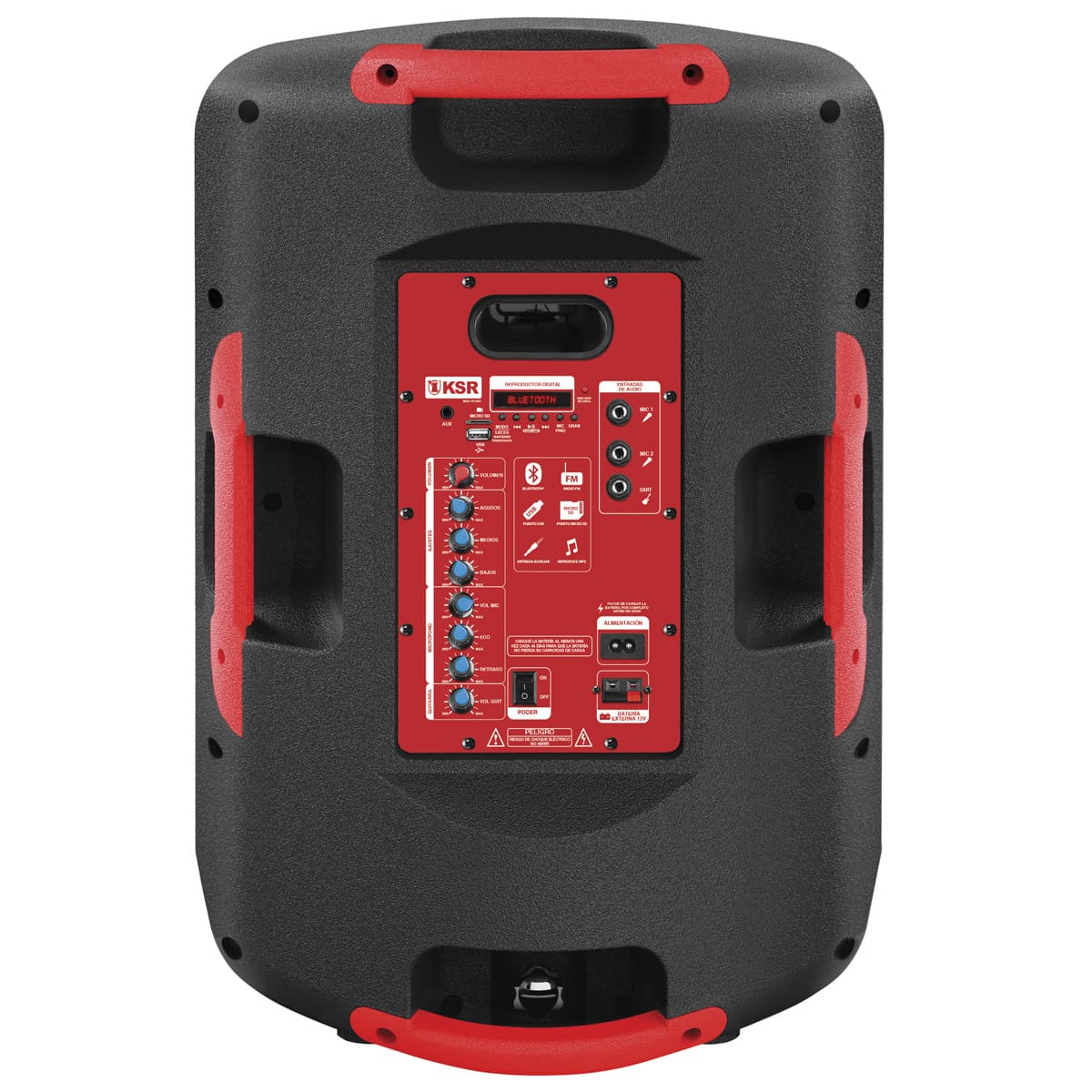 Bafle Bluetooth KSR 15" Luces Ne&oacute;n image number null