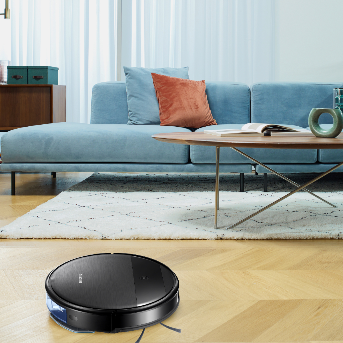 Aspiradora Robot Y Trapeadora Powerbot-E Negro Samsung image number null