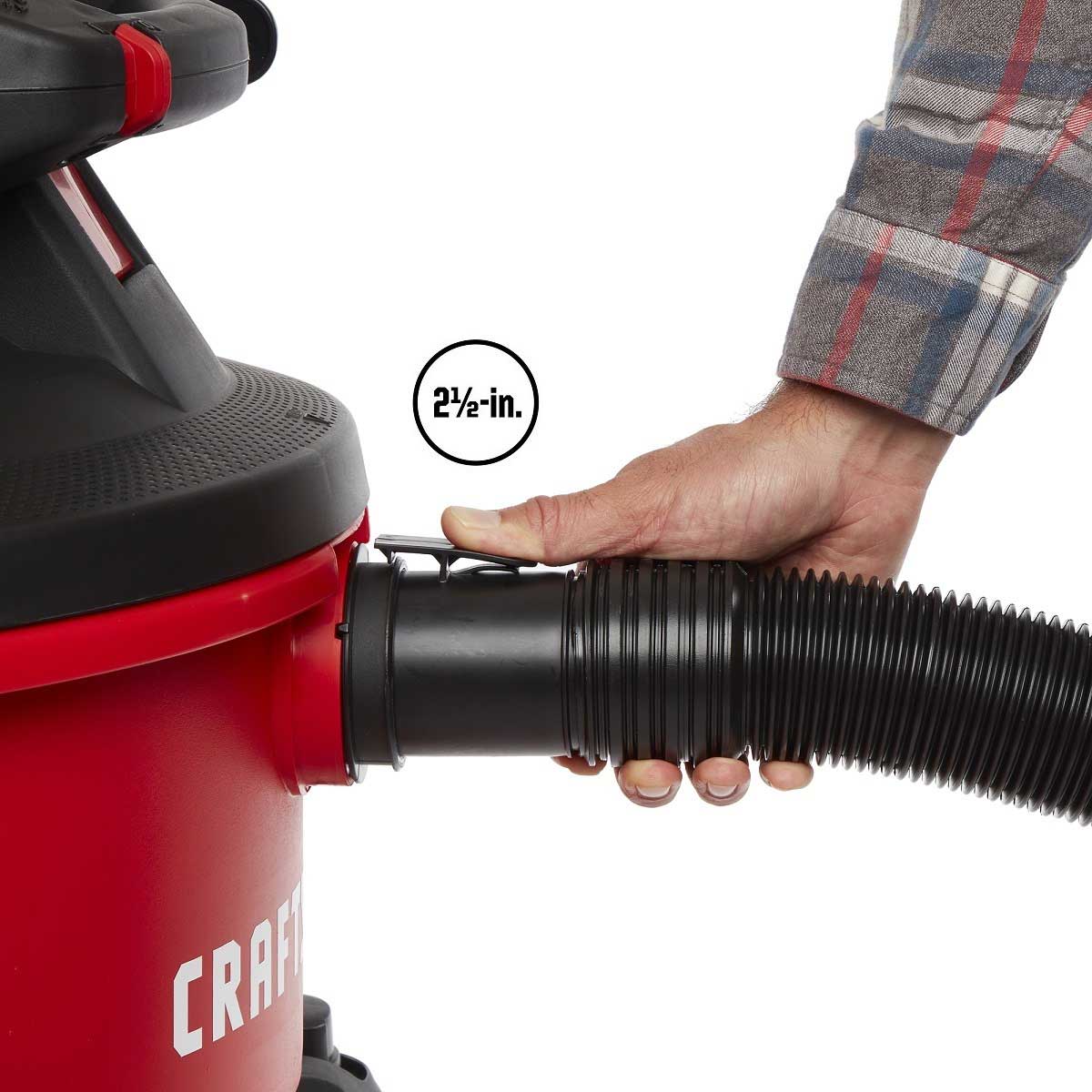 Aspiradora de 16 Galones y 6.5 HP para Seco y Mojado con Cabezal Desmontable Mod. CMXEVBE17607 Craftsman image number null