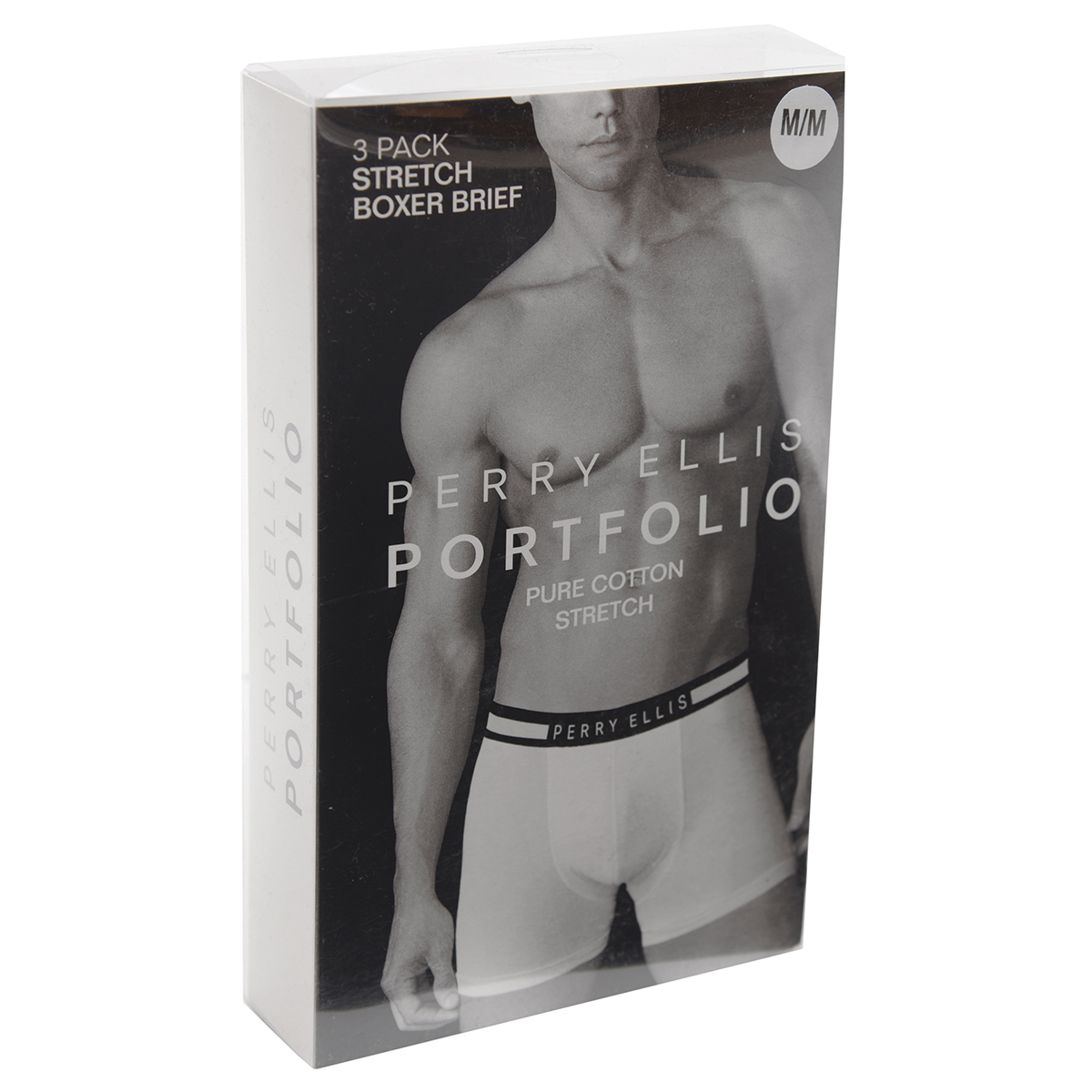 Boxer Brief Strech Para Hombre 3 Pack Multicolor Perry Ellis image number null