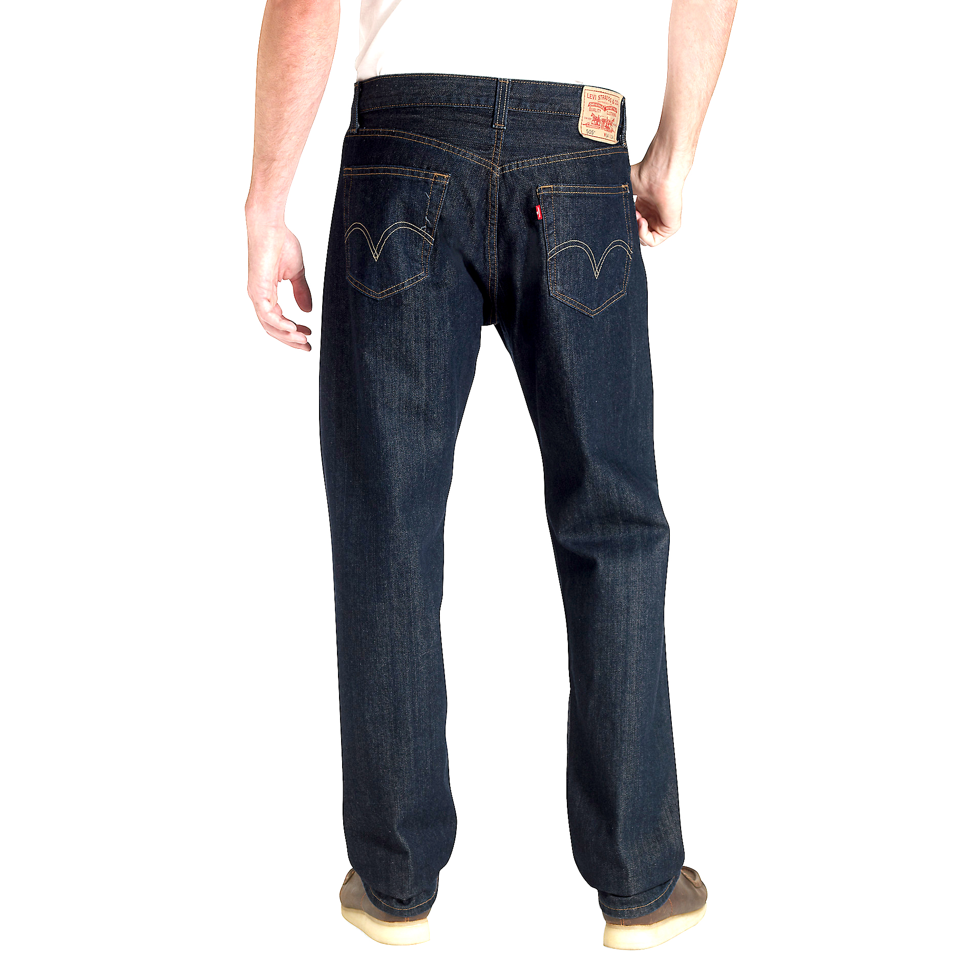 Jeans B&aacute;sico Recto Corte Regular Fit Levi's Para Hombre Universitario image number null