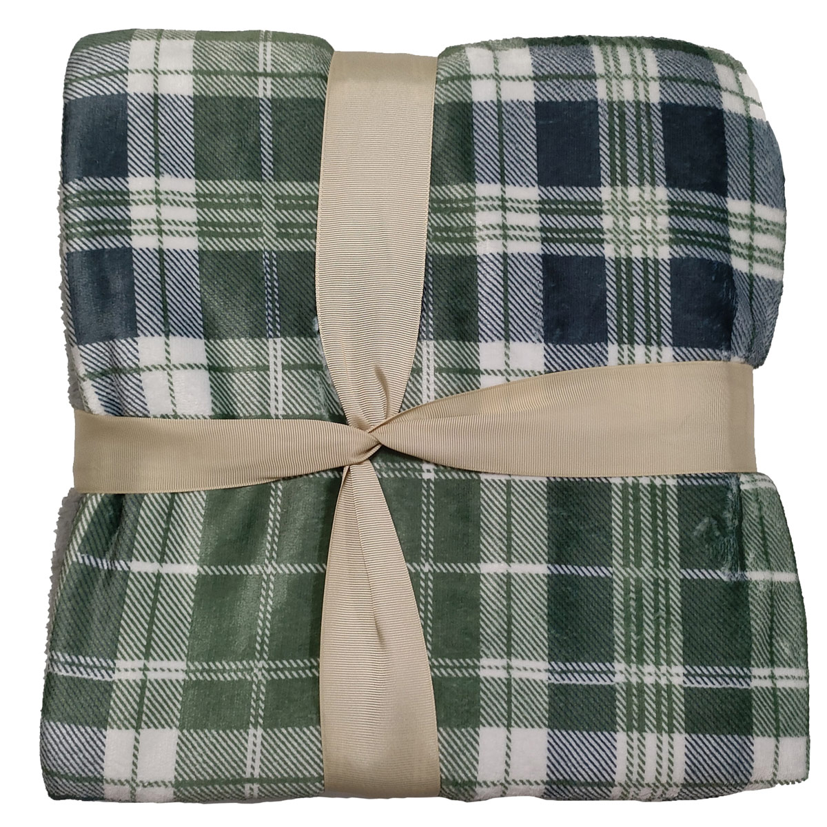 Frazada Christmas Faux Green Vintage Home image number null