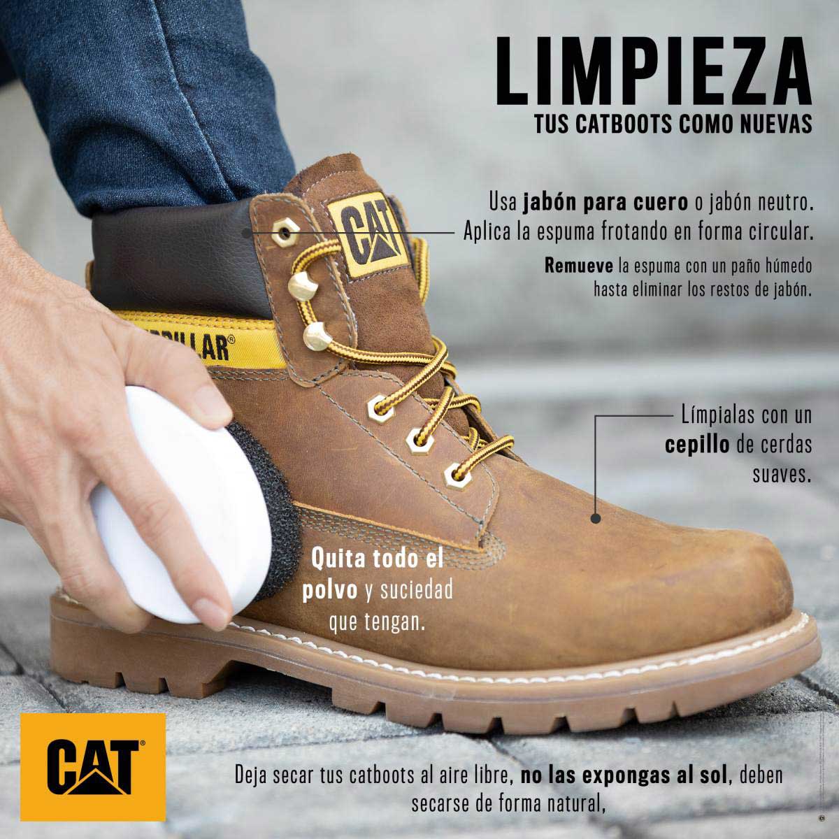 Bota de Gamuza para Mujer CAT image number null