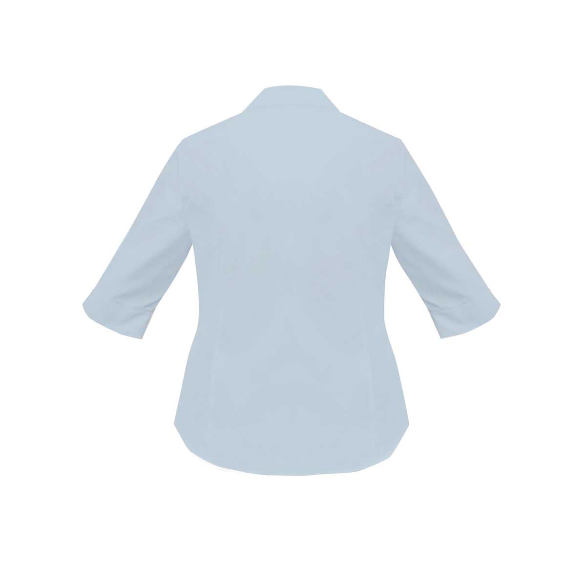 Blusa Para Mujer B&aacute;sica Manga 3/4 Azul Pavla Mint image number null