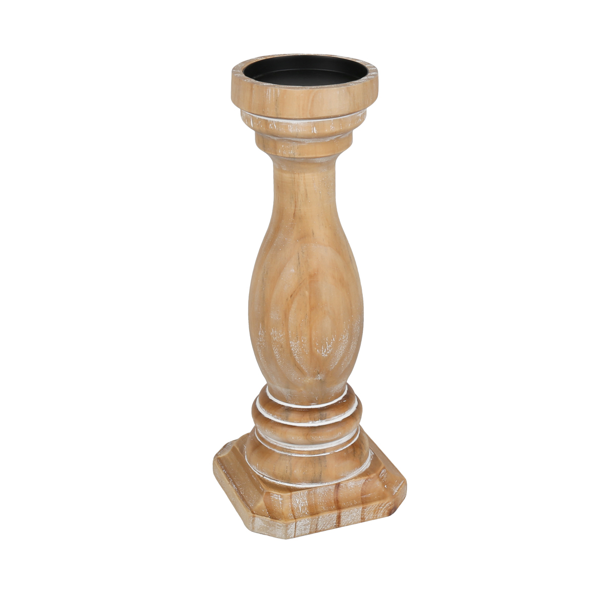 Candelero Wood Liso Wash Grande Vintage Home image number null