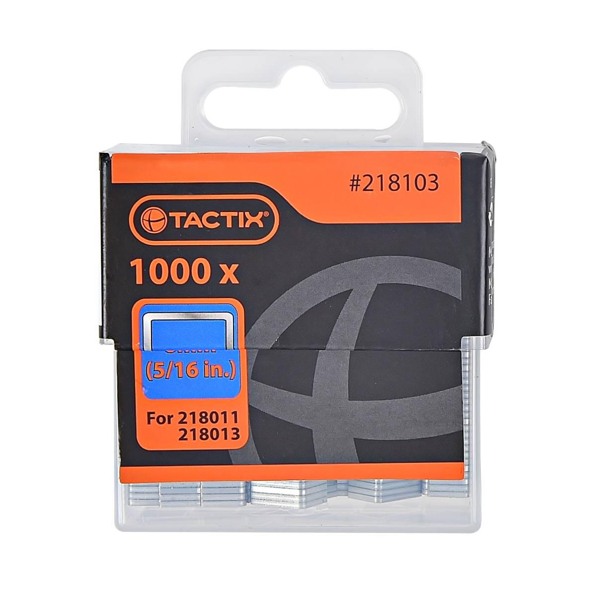 Grapas de Alta Resistencia Tactix 8MM (5/16IN.) 1000 piezas image number null