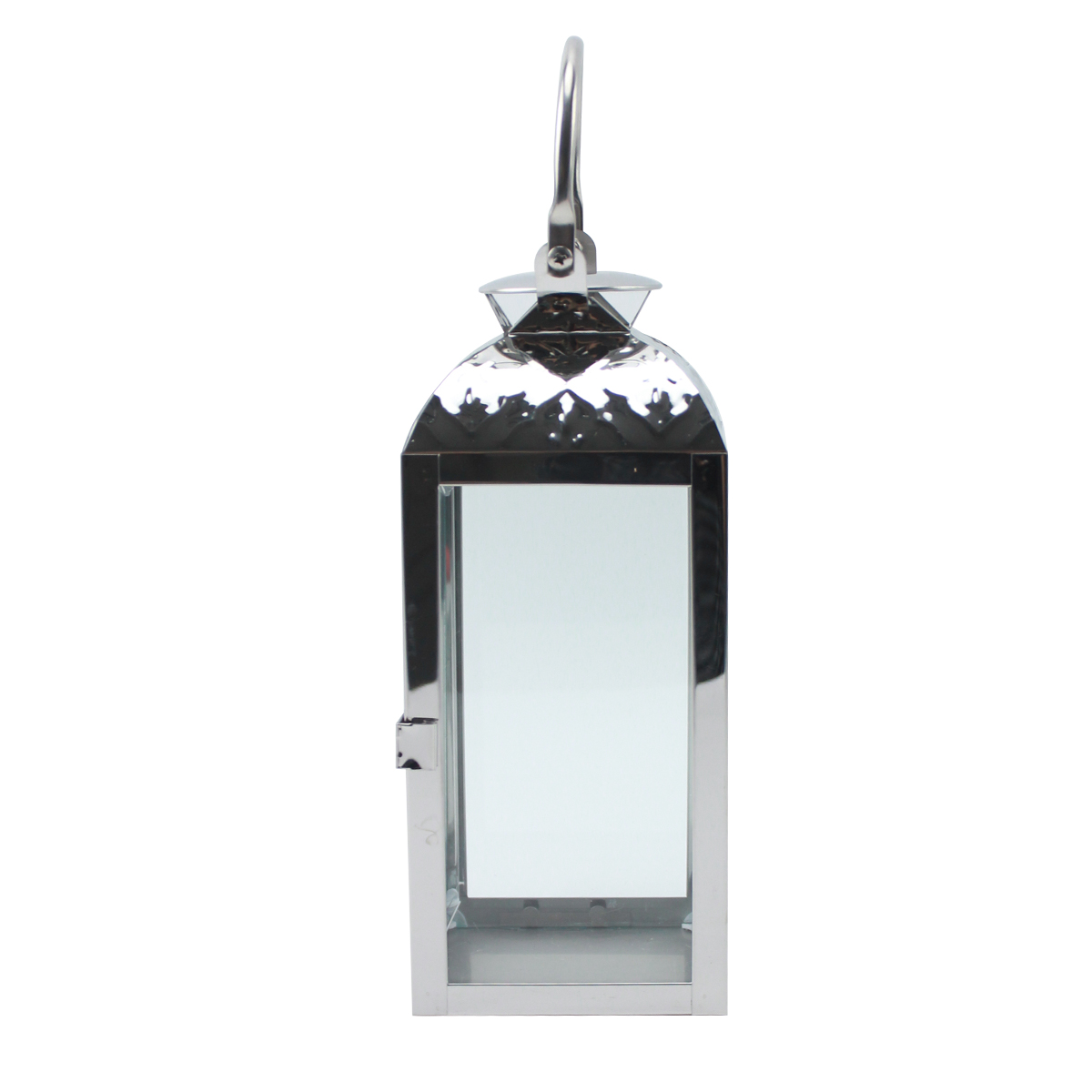 Vintage Home Linterna Galvanized Silver Ch image number null