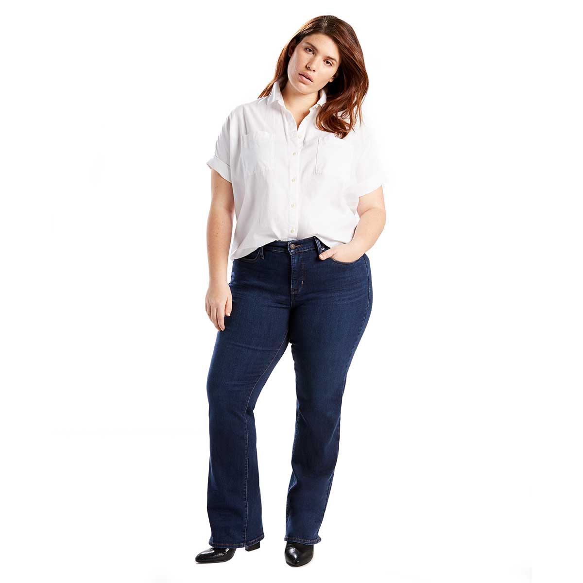 Jeans Tubo Levi's Para Mujer Curvy image number null