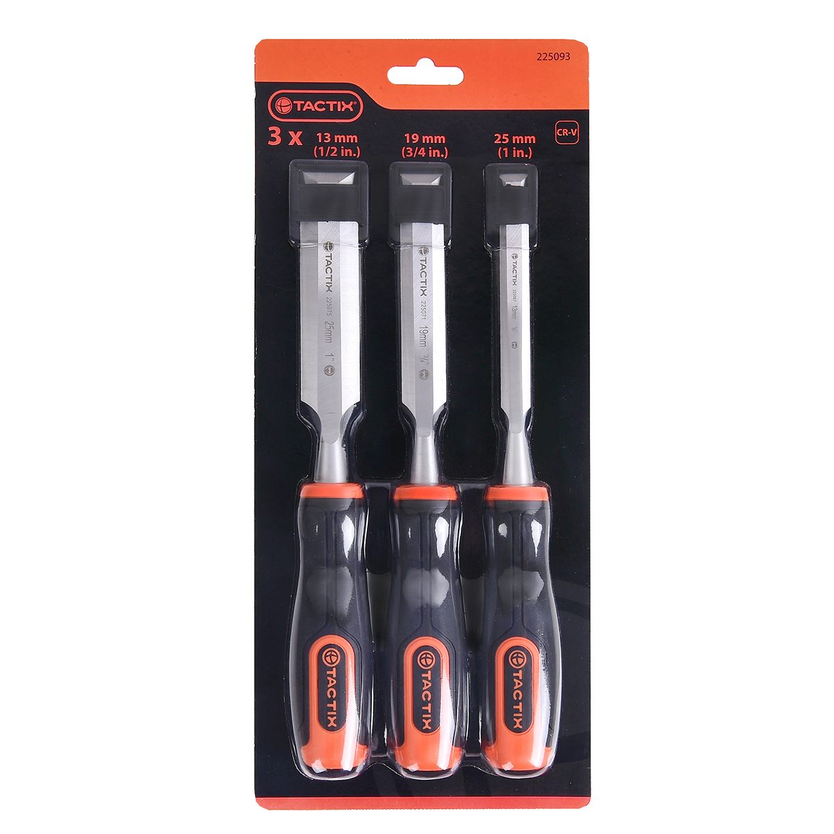 Set de Cinceles para Madera 13/19/25MM Tactix image number null