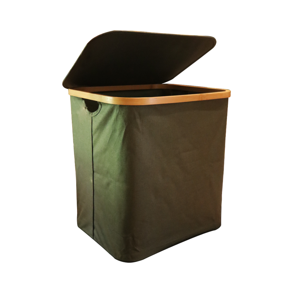 Cesta Almacenamiento Plegable Tapa HOME NATURE image number null