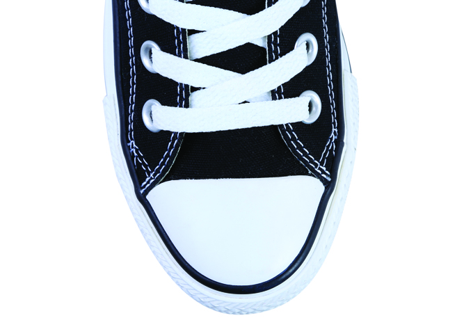 Tenis Choclo De Lona Negros Converse image number null
