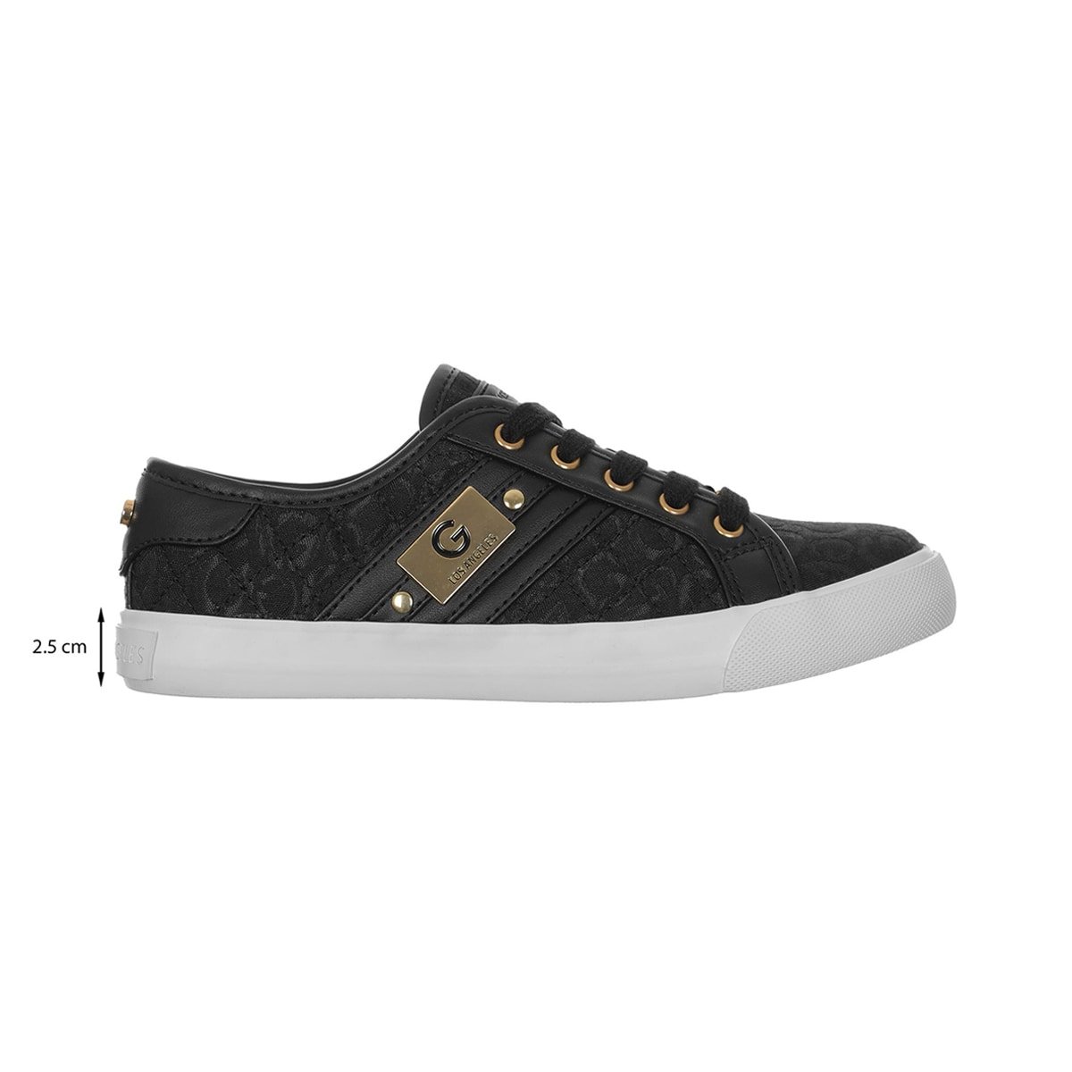 Tenis Negro Con Detalle De Marca G By Guess image number null