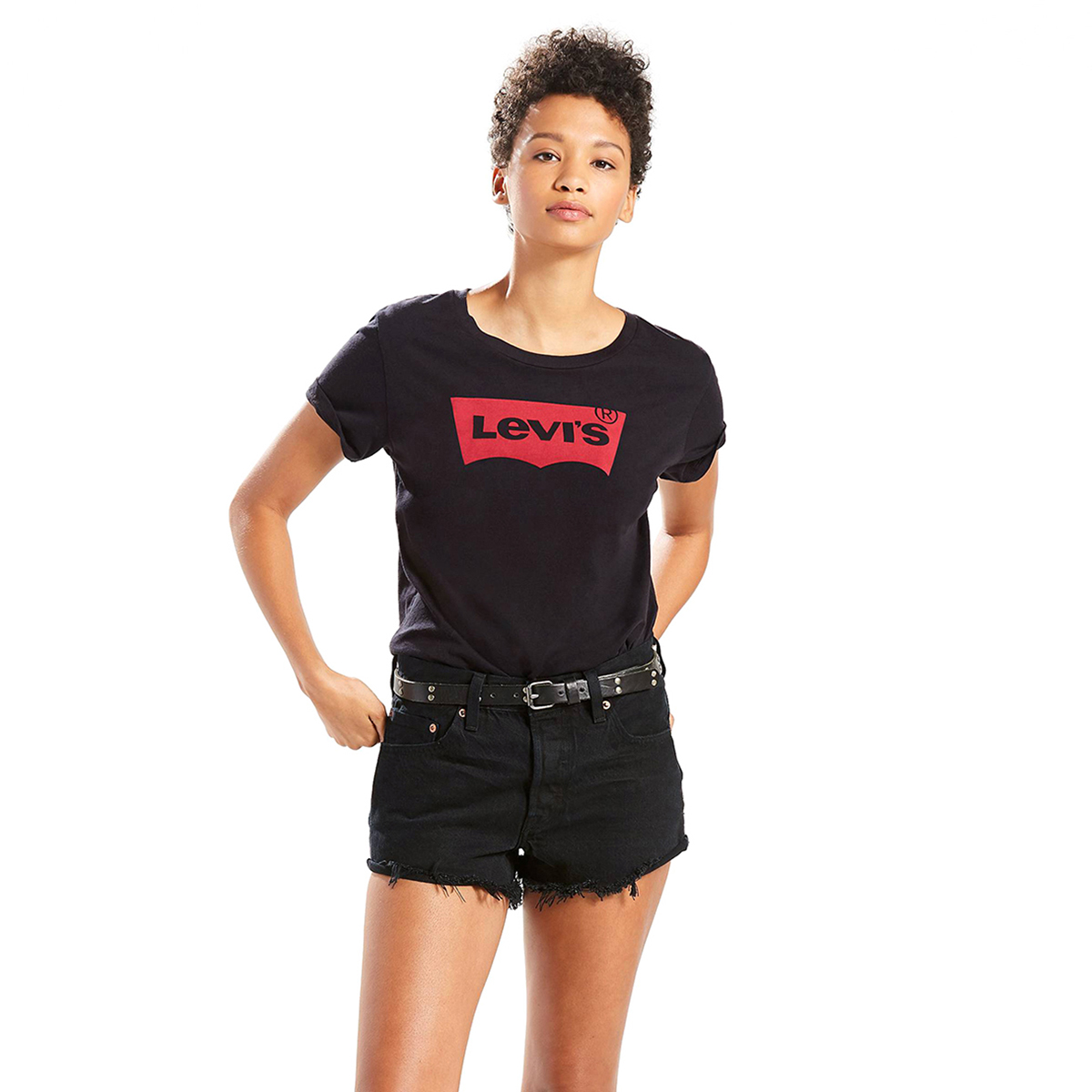 Playera The Perfect Tee Con Gr&aacute;fico Al Frente Levis Para Mujer image number null