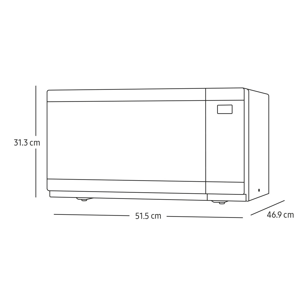 Horno de Microondas MG40DG5525AGAX Grill 1.4 Cuft SAMSUNG image number null