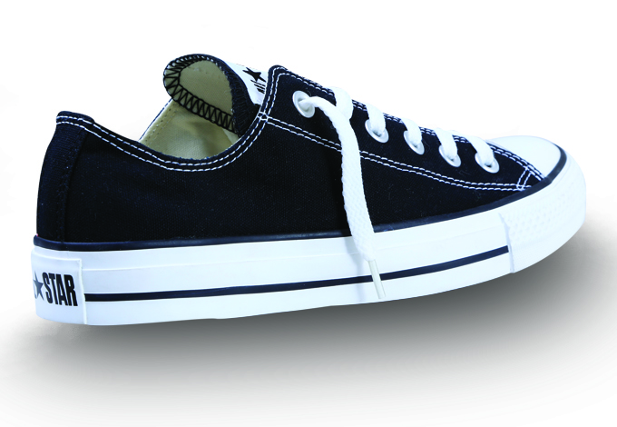 Tenis Choclo De Lona Negros Converse image number null
