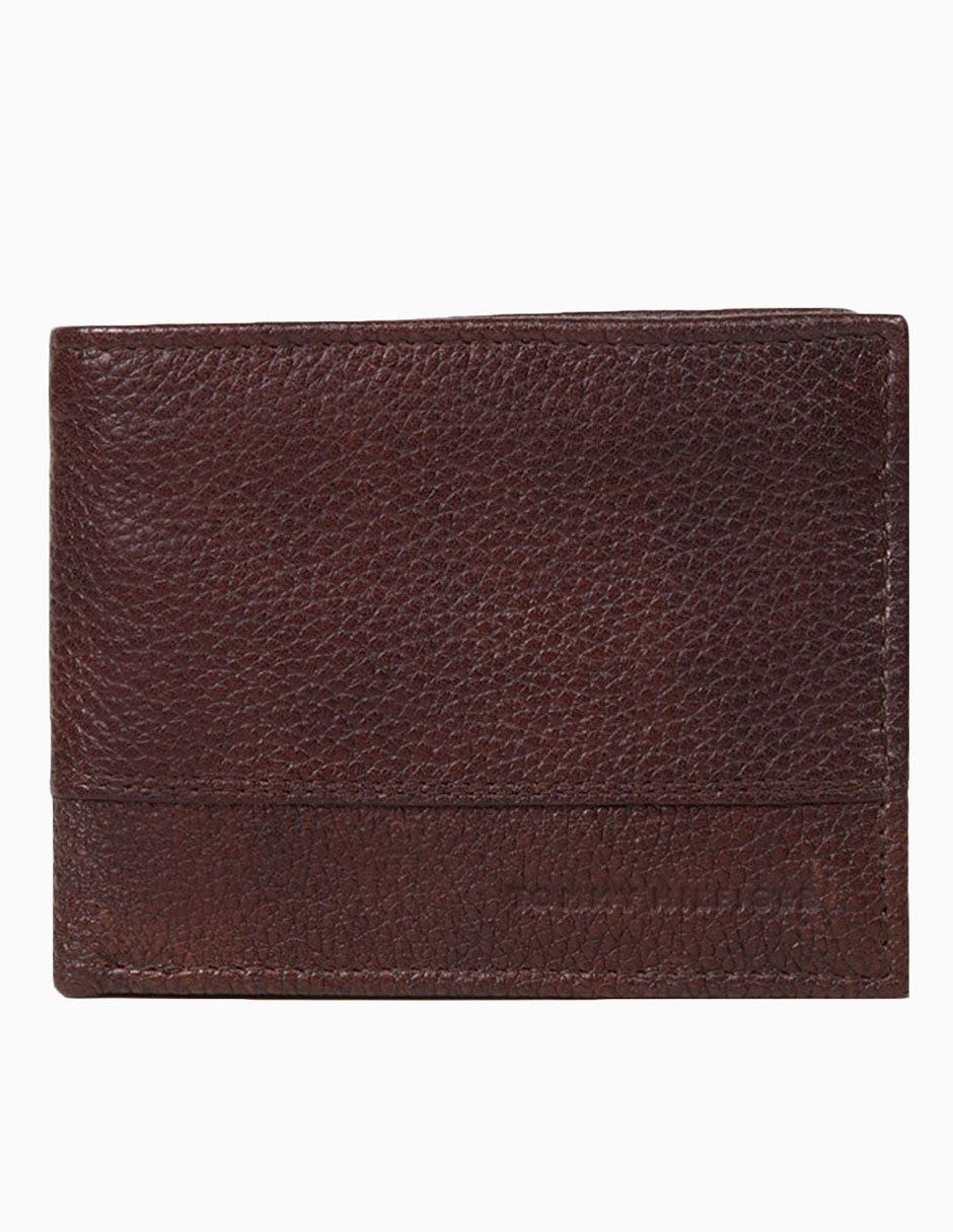 Cartera Passcase Color Caf&eacute; Claro Tommy Hilfiger Para Hombre image number null