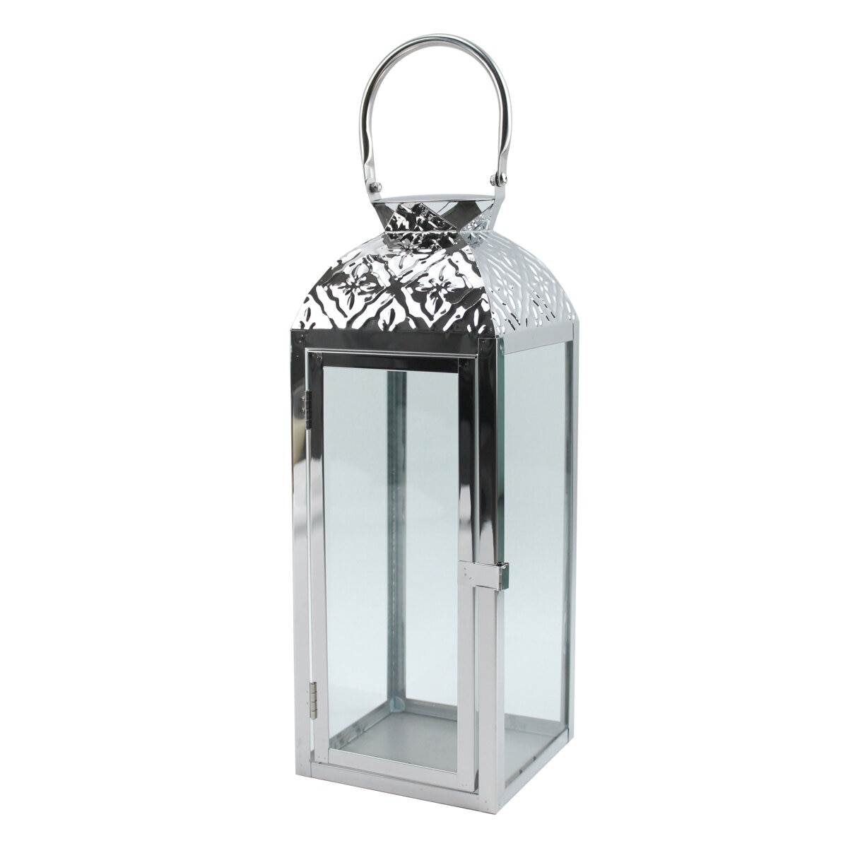 Vintage Home Linterna Galvanized Silver M image number null
