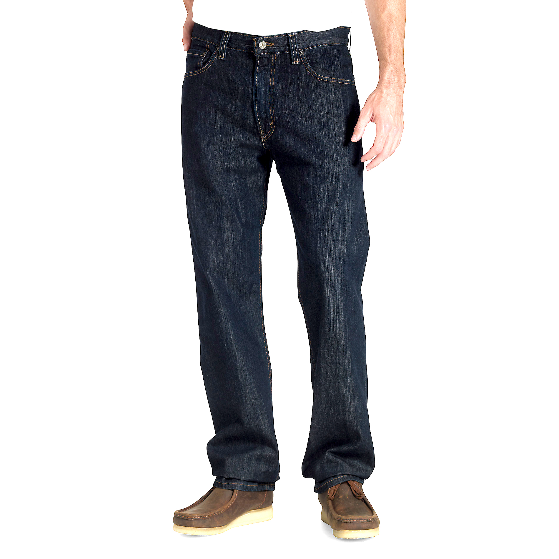 Jeans B&aacute;sico Recto Corte Regular Fit Levi's Para Hombre Universitario image number null