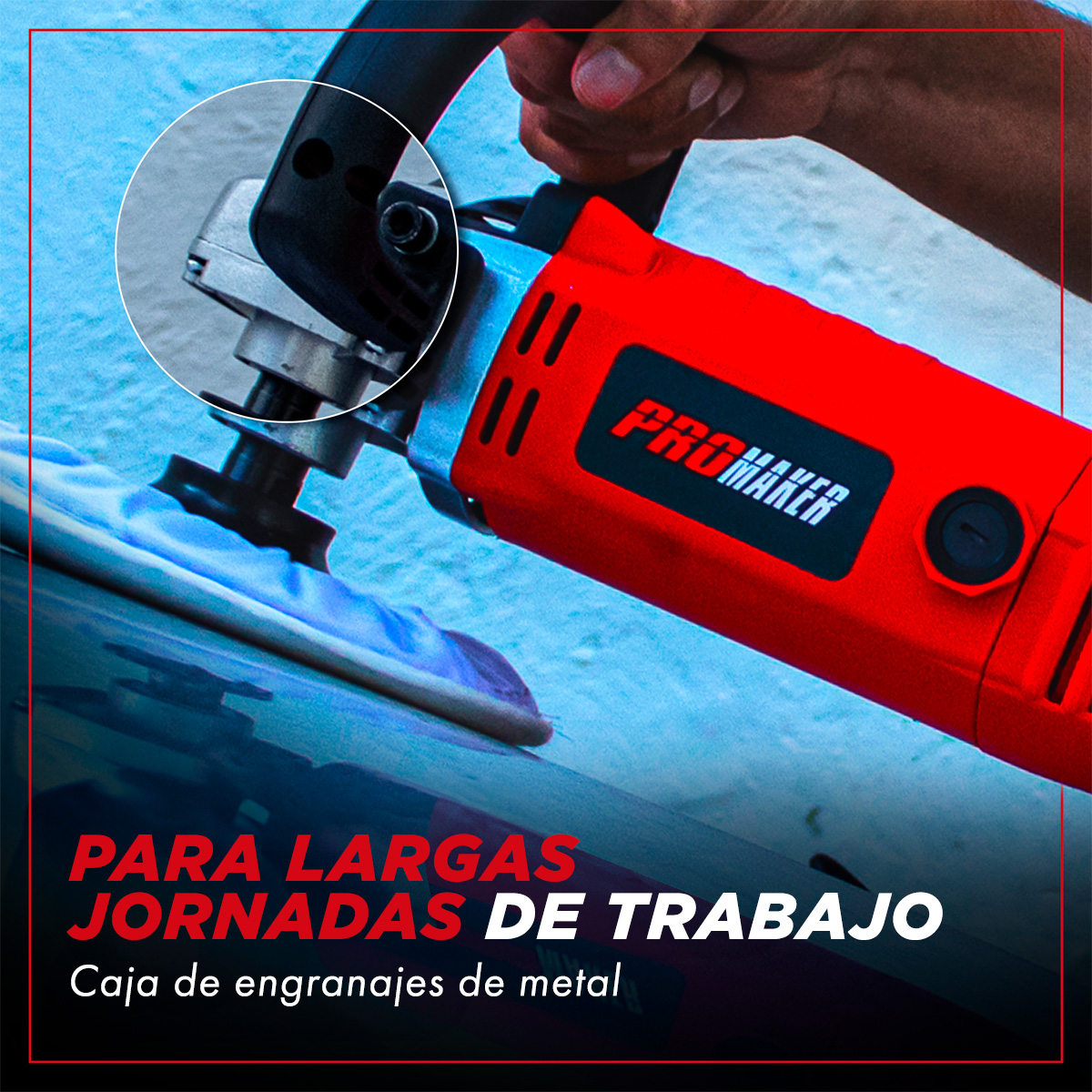 Pulidora con 6 Velocidades Variables Promaker 7" image number null