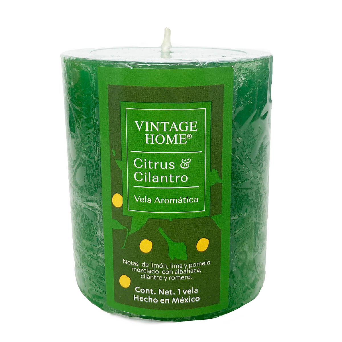 Vela Pillar Citrus & Cilantro 3X4 Vintage Home image number null