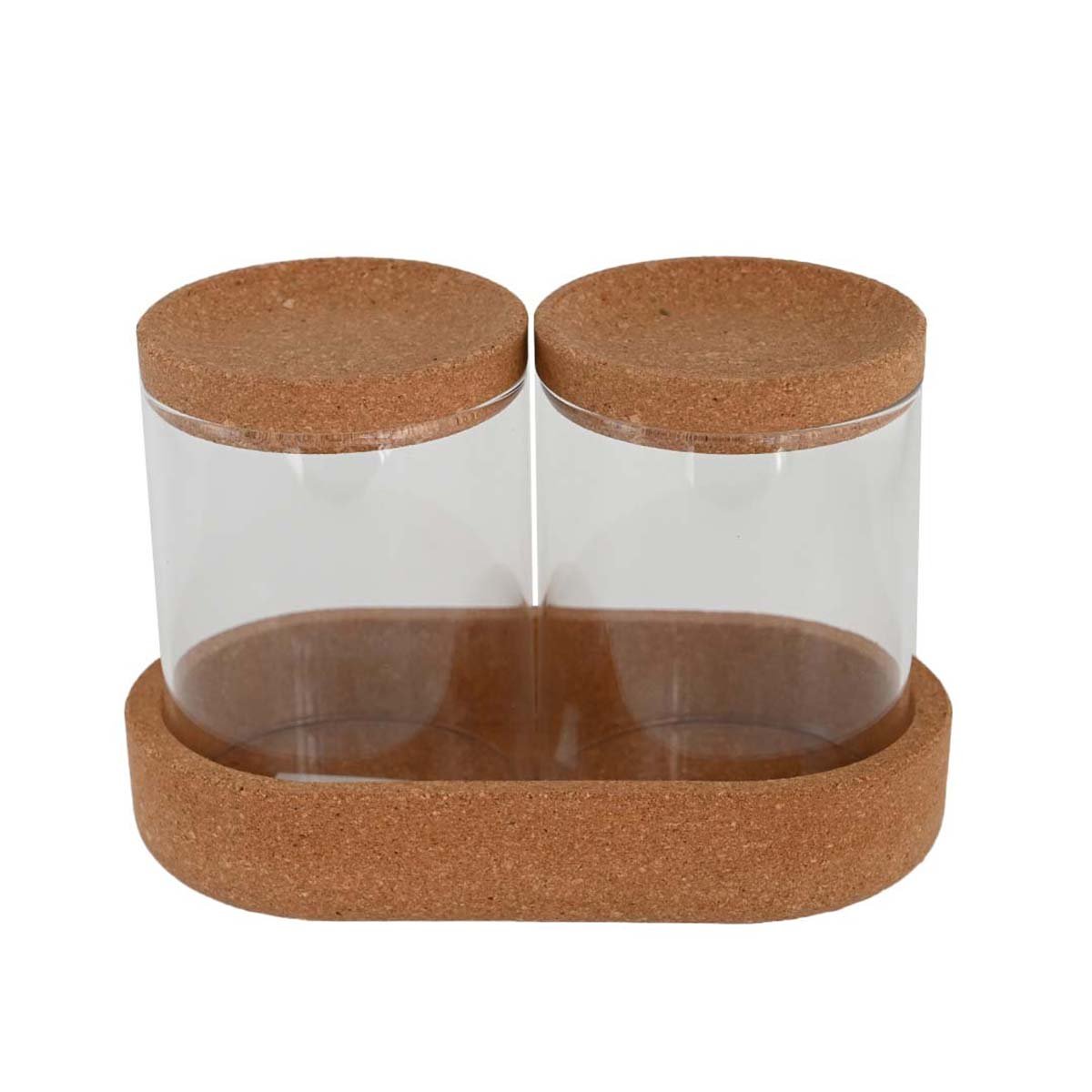 Juego De Especieros Con Tapa y Base Home Nature image number null