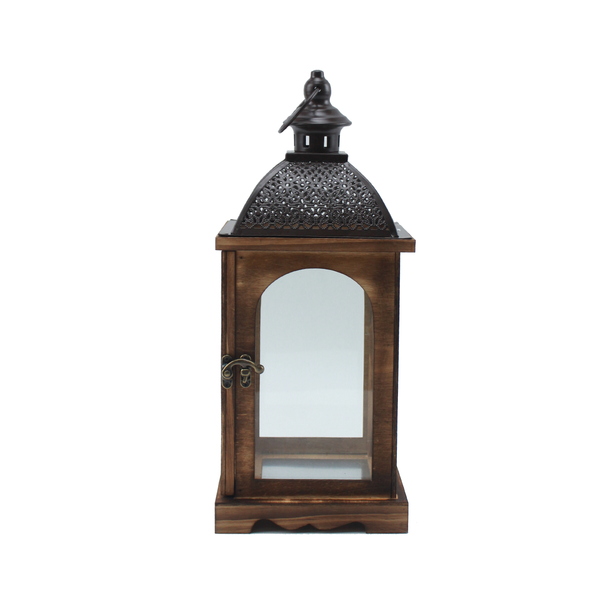 Vintage Home Linterna Walnut Mediano image number null