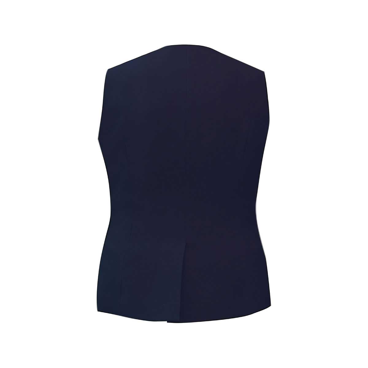 Chaleco B&aacute;sico Con Cierre Azul Para Mujer image number null
