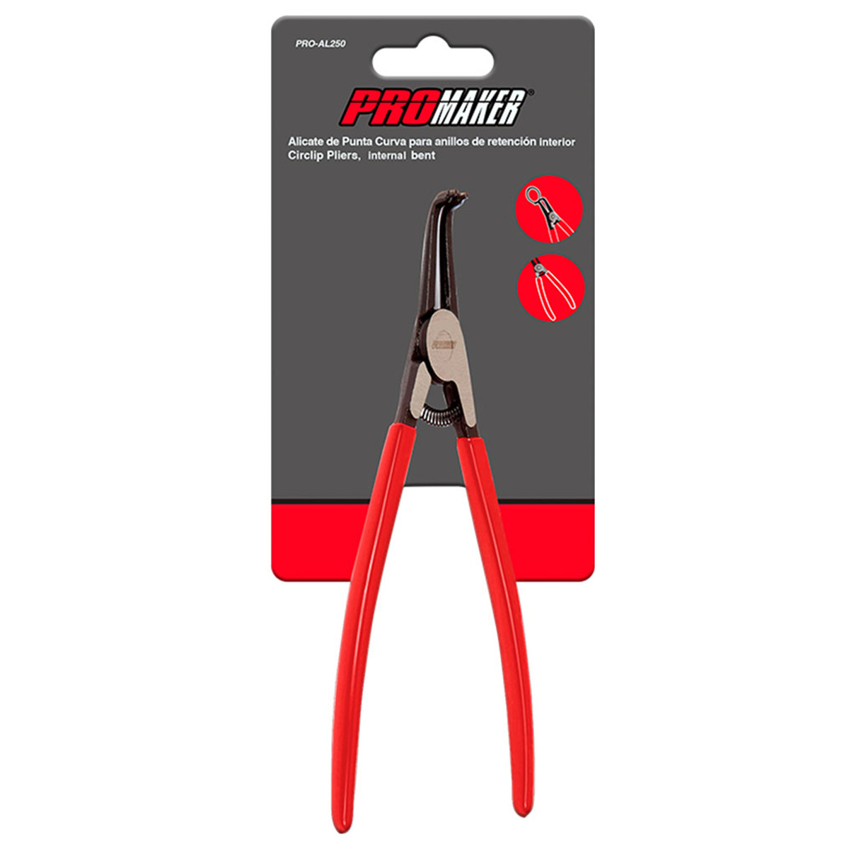 Pinza Saca Retenedores Interior Promaker Cruva 7" image number null