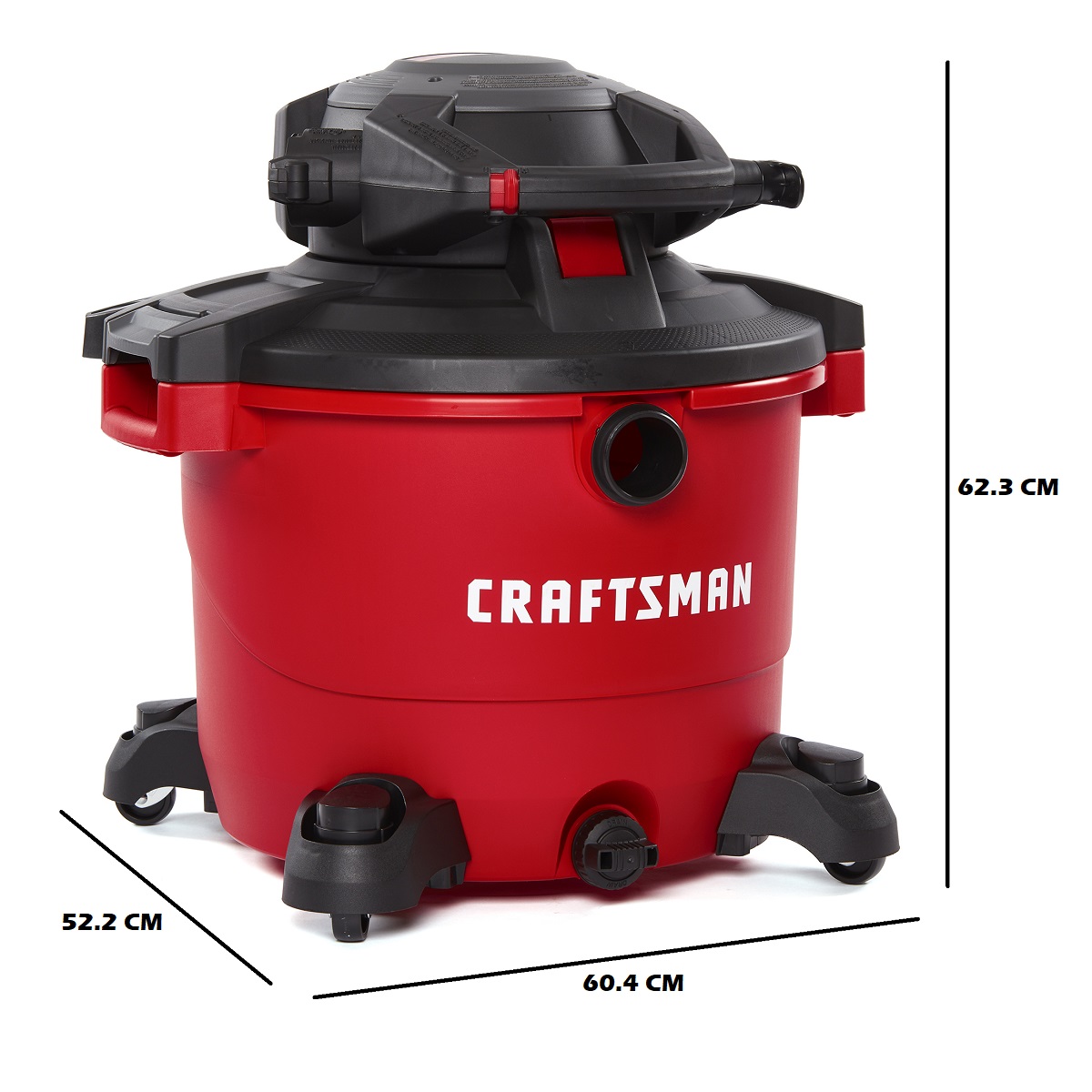 Aspiradora de 16 Galones y 6.5 HP para Seco y Mojado con Cabezal Desmontable Mod. CMXEVBE17607 Craftsman image number null