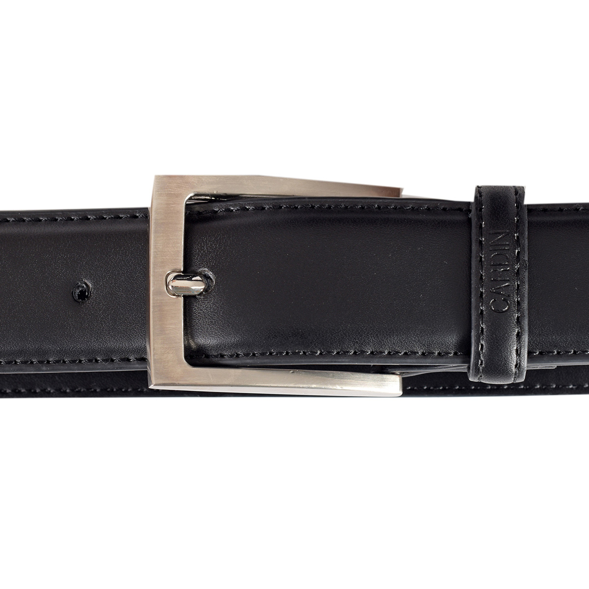 Cintur&oacute;n Talla Plus Liso Pierre Card&iacute;n Para Hombre image number null