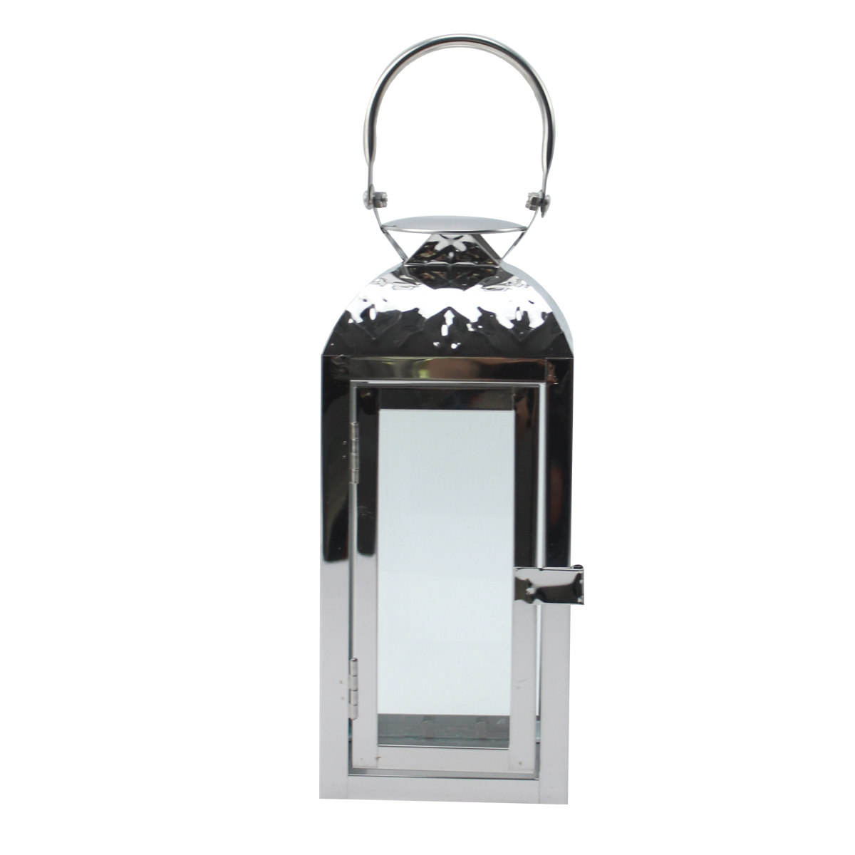 Vintage Home Linterna Galvanized Silver Ch image number null