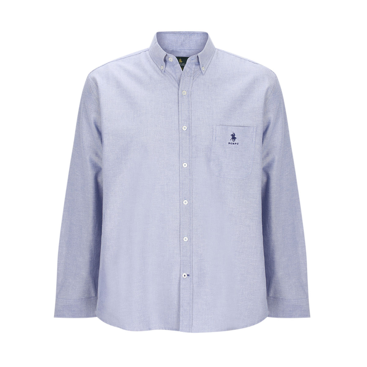 Camisa Talla Plus Lisa Manga Larga RCB Polo Club Para Hombre image number null