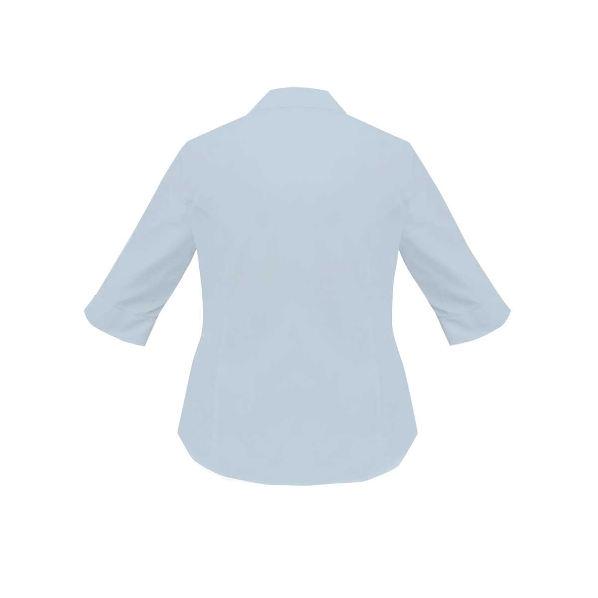 Blusa Para Mujer B&aacute;sica Manga 3/4 Azul Pavla Mint image number null